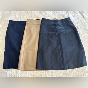 Banana Republic & J Crew skirt bundle sz 0